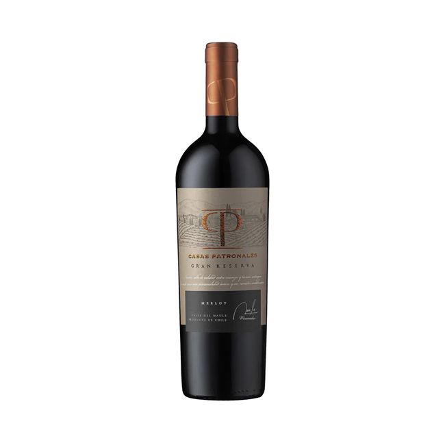 Vino Casas Patronales Merlot Gran Reserva 750cc