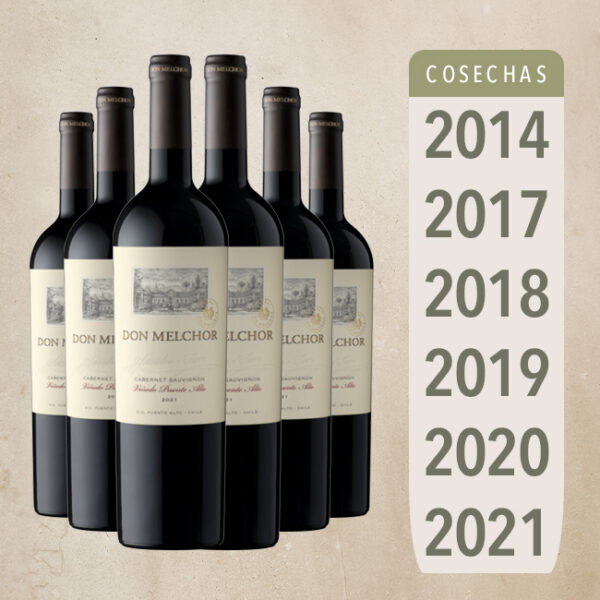 Vertical El Legado Don Melchor (6 botellas)